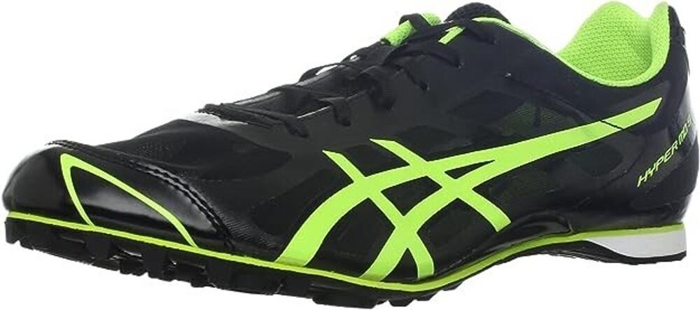 Asics Athletic Shoes Men's 11.5 Black/Flash Yellow Hyper MD 5 - Picture 1 of 10